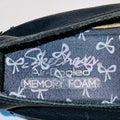 Skechers Sepulveda Blvd slip on espadrilles black leather with memory foam insole