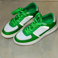 Aldo Popwalk 300 sneakers green and white color block design